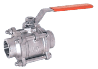 Kobold Manual Stainless Steel Ball Valve, KUG-ZE